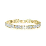 DECO - Baguette Cut Deluxe Tennis Bracelet