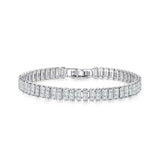 DECO - Baguette Cut Deluxe Tennis Bracelet