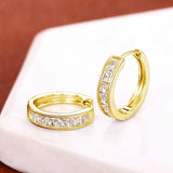 DECO - Princess Cut Hoop Earrings