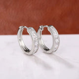 DECO - Princess Cut Hoop Earrings