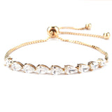 BARDOT - Pear Cut Adjustable Bracelet