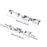 Bracelet Extender Clasp - Three Colours