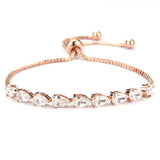 BARDOT - Pear Cut Adjustable Bracelet