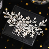 Flower and Pearl Hair Comb
