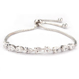 BARDOT - Pear Cut Adjustable Bracelet