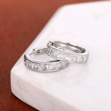 DECO - Princess Cut Hoop Earrings