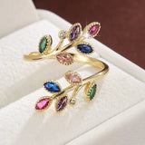 COLORE - Leaf Adjustable Ring