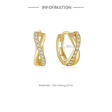 INFINITY - INFINITY - Delicate Hoop Earrings