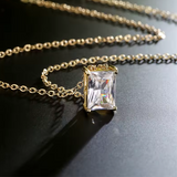 GEOMETRIC - Classic Square Cut Pendant