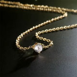 Minimalist Solitare Pendant