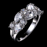 GOCCIA - Pear and Solitaire Cut Ring