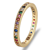 GARLAND - "Rainbow" Eternity Stacker Ring