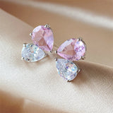 LAMOUR - Pink Heart Earrings