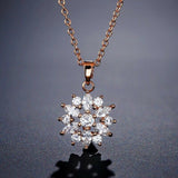 GARDNER - Marquise Cut Floral Inspired Pendant