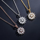 GARDNER - Marquise Cut Floral Inspired Pendant