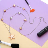 Star and Heart Long Necklace