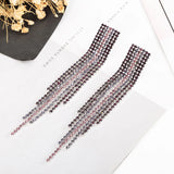 Long Tassel Drop Earrings