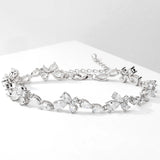 LAMOUR – "Dollie" Pear Cut Leaf Inspired Bracelet