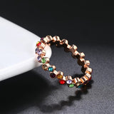 GARLAND - "Rainbow" Zig Zag Bubble Ring