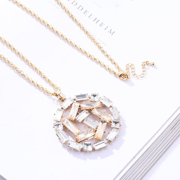 GEOMETRIC - Long Necklace and Pendant