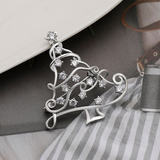 Delicate Christmas Tree Brooch