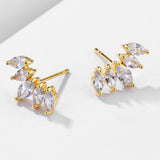 LEIGH - "Joanne" Marquise Cut Pierced Earrings