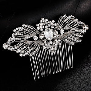 Elegant Vintage Crystal Hair Comb