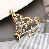 Delicate Christmas Tree Brooch