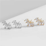 HARLOW - "Joanne" Marquise Cut Pierced Earrings