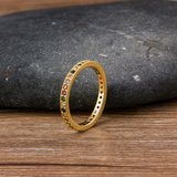 GARLAND - "Rainbow" Eternity Stacker Ring