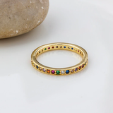 GARLAND - "Rainbow" Eternity Stacker Ring