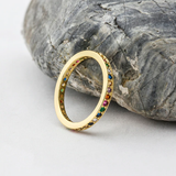 GARLAND - "Rainbow" Eternity Stacker Ring