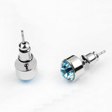 Crystal Pierced Stud Earrings