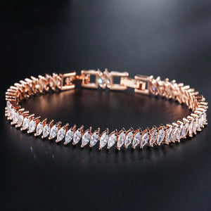 Marquise Cut Tennis Bracelet