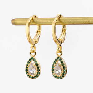 VERDE - Evita Pear Drop Earrings