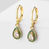 VERDE - Evita Pear Drop Earrings