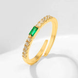 VERDE - "Eve" Baguette Cut Stacking Ring