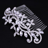 Elegant Marquise and Pavé Crystal Hair Comb