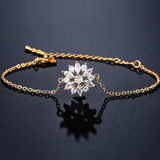 GARDNER - Marquise Cut Floral Inspired Bracelet