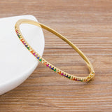 GARLAND - "Rainbow" Pavé Set Bangle