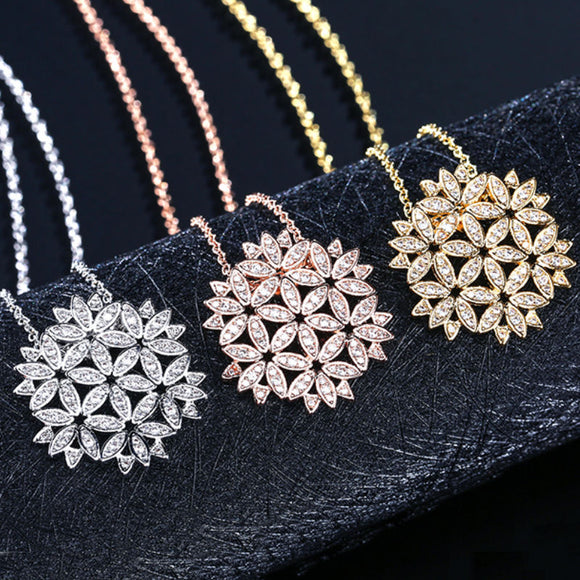 Floral Pendant Necklace