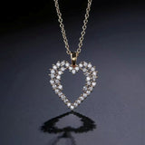 Romantic Heart Pendant Necklace