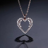 Romantic Heart Pendant Necklace