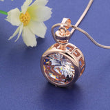 Solitaire Long Necklace & Pendant