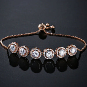 KELLY – Six Stone Adjustable Bracelet