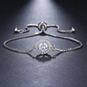 KELLY - "Grace" Single Stone Adjustable Bracelet