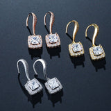 KELLY - "Gigi" Square Hook Earrings
