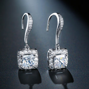 KELLY - "Gigi" Square Hook Earrings
