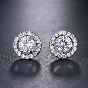 KELLY - "Grace" Solitaire Stud Earrings