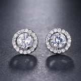 KELLY - "Grace" Solitaire Stud Earrings